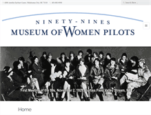 Tablet Screenshot of museumofwomenpilots.org